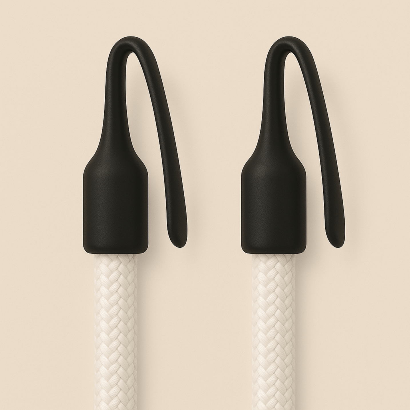 Close-up of Lid Lace hat rope clips – how to attach rope to hat