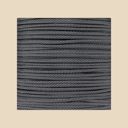 Black, Gray hat rope attachment for baseball caps and golf hats – detailed texture view