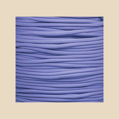 Purple hat rope attachment for baseball caps and golf hats – detailed texture view